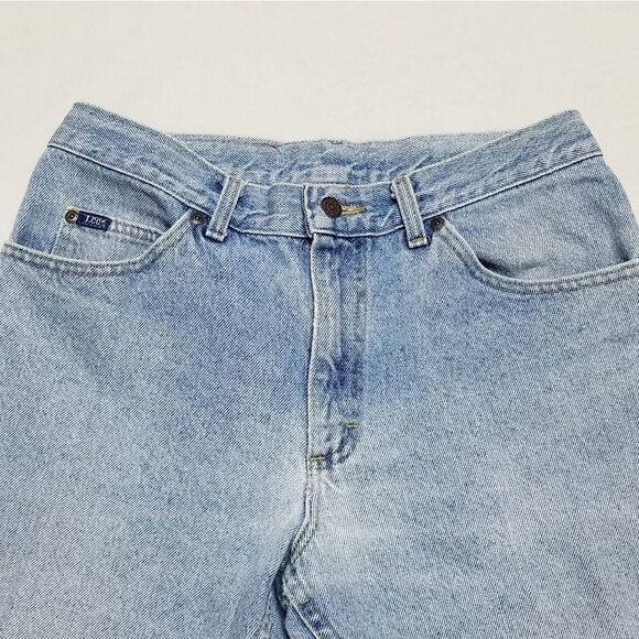 VINTAGE Lee Light Wash Cropped High Rise Jeans - Picture 5 of 12